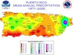 Puerto Rico Map (Precipitation)